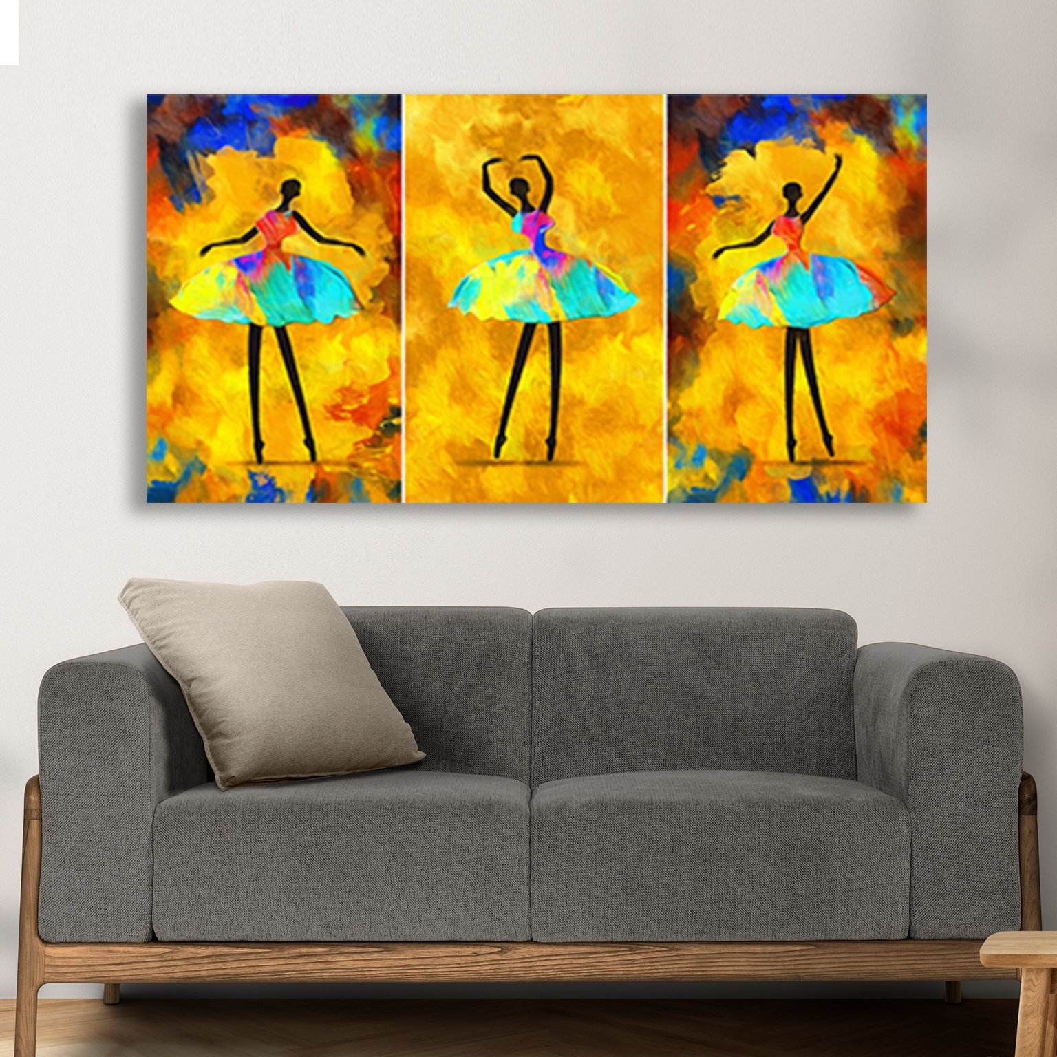  Classic African Dancing Girl Premium Canvas Wall Painting decorative masterpiece for home decor